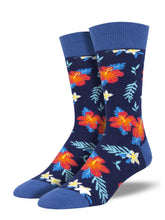 Hibiscus Flower Socks for Men - Shop Now | Socksmith