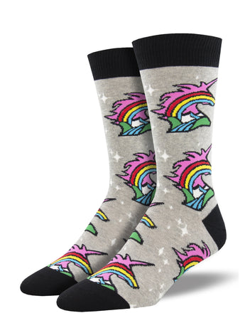 Rainbow Unicorn Socks for Men - Shop Now | Socksmith