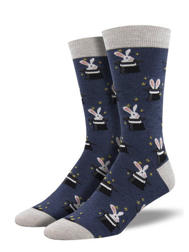 Bamboo Tricky Rabbit Socks for Men - Shop Now | Socksmith