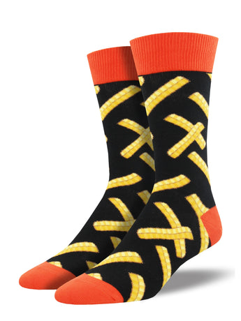 French Fries Socks for Men - Shop Now | Socksmith