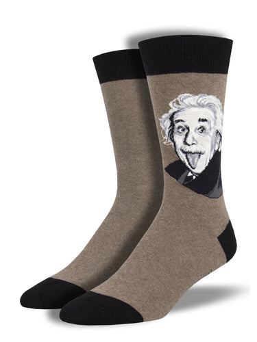 Get Smart - Einstein Portrait Socks for Men | Socksmith