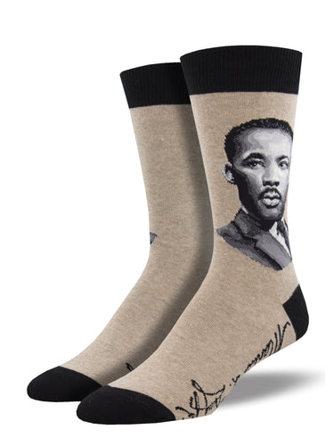 MLK Jr Portrait Socks for Men - Shop Now | Socksmith