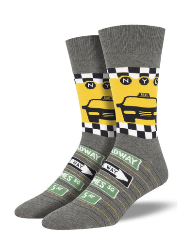 NYC Taxi Socks for Men - Shop Now | Socksmith