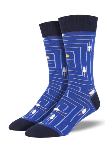 Mouse Maze Socks for Men - Shop Now | Socksmith
