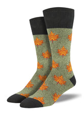 Maple Leaf Pattern Hiking Socks | Outlands by Socksmith