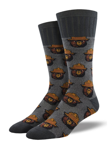 Smokey Bear Face Socks for Men - Shop Now | Socksmith