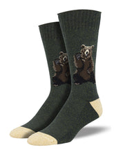 Recycled Cotton - Bear Socks Made In USA | Socksmith