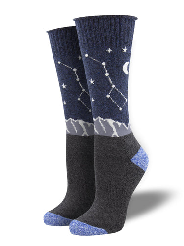 Recycled Wool - Mountain Range Socks Made In USA | Socksmith