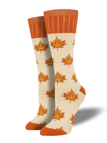 Maple Leaf Cushioned Outdoor Socks | Outlands by Socksmith