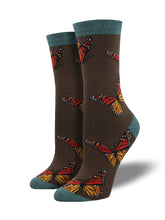 Bamboo Monarchy Butterfly Socks for Women - Shop Now | Socksmith
