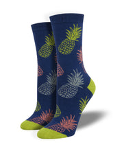 Pineapple Print Bamboo Socks for Women - Shop Now | Socksmith