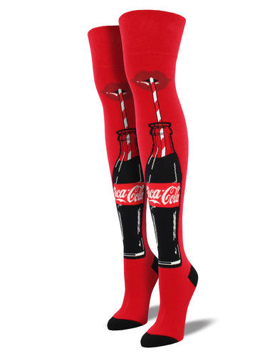 Coca-Cola Over the Knee Socks for Women - Shop Now | Socksmith