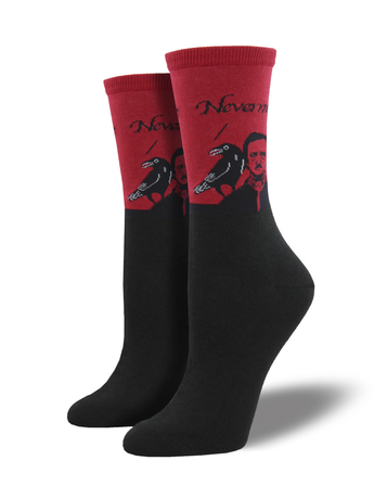 Edgar Allan Poe Socks for Women - Shop Now | Socksmith