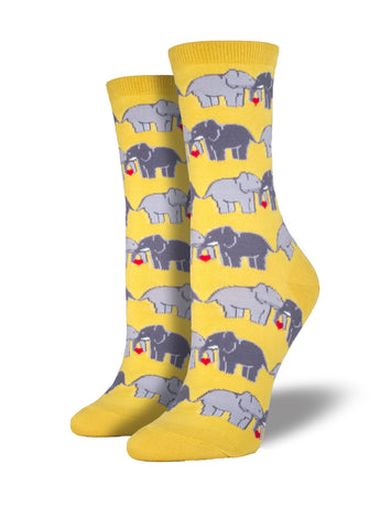 Elephant Love Socks for Women - Shop Now | Socksmith