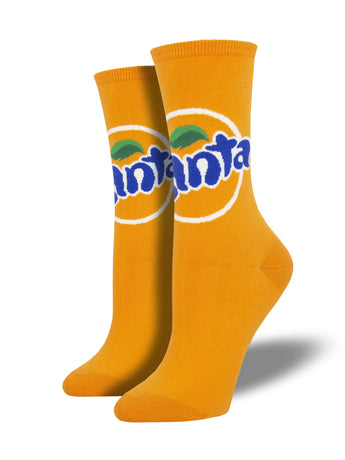 Orange Fanta Socks for Women - Shop Now | Socksmith