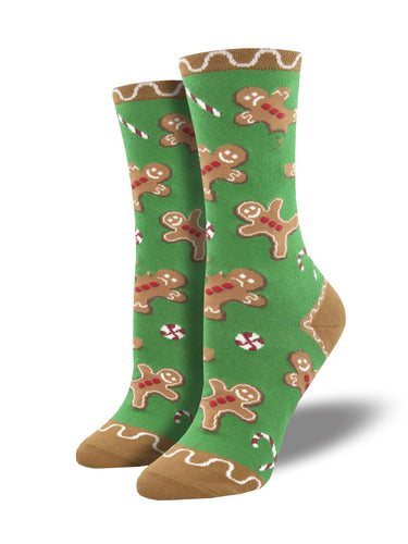 Women's Gingerbread Man Christmas Socks | Socksmith