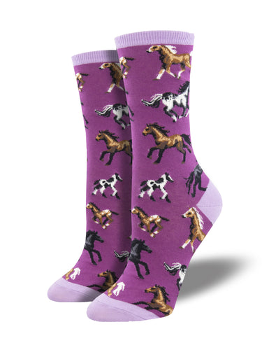 Women's Horse Novelty Crew Socks | Socksmith