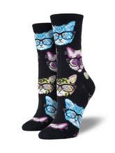 Hipster Cat Socks for Women - Shop Now | Socksmith