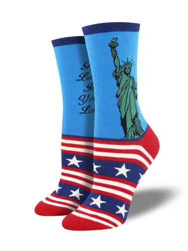 Lady Liberty Socks for Women - Shop Now | Socksmith