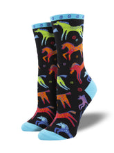 Laurel Burch Dancing Horses Socks for Women - Shop Now | Socksmith