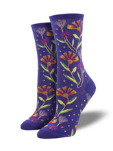 Laurel Burch Wildflowers Art Socks for Women - Shop Now | Socksmith