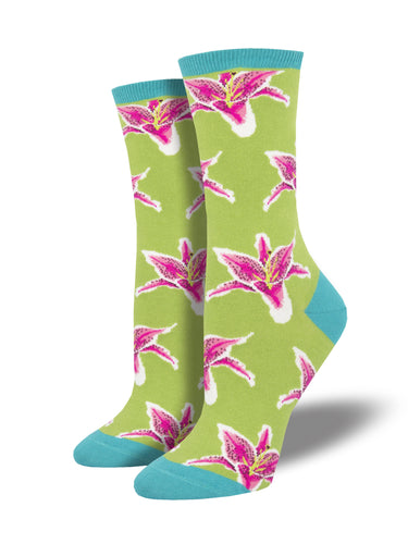 Lily Flower Socks for Women - Shop Now | Socksmith