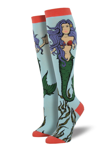 Mermaid Knee-High Socks for Women - Shop Now | Socksmith