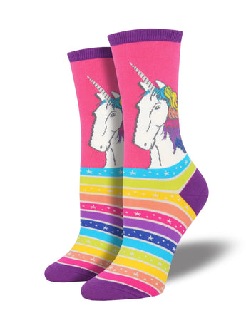 Rainbow Unicorn Socks for Women - Shop Now | Socksmith