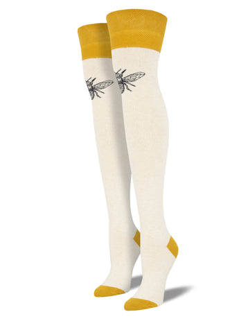 Bee Over The Knee Socks for Women - Shop Now | Socksmith