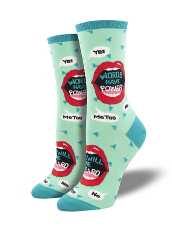 Words Have Power Socks for Women - Shop Now | Socksmith